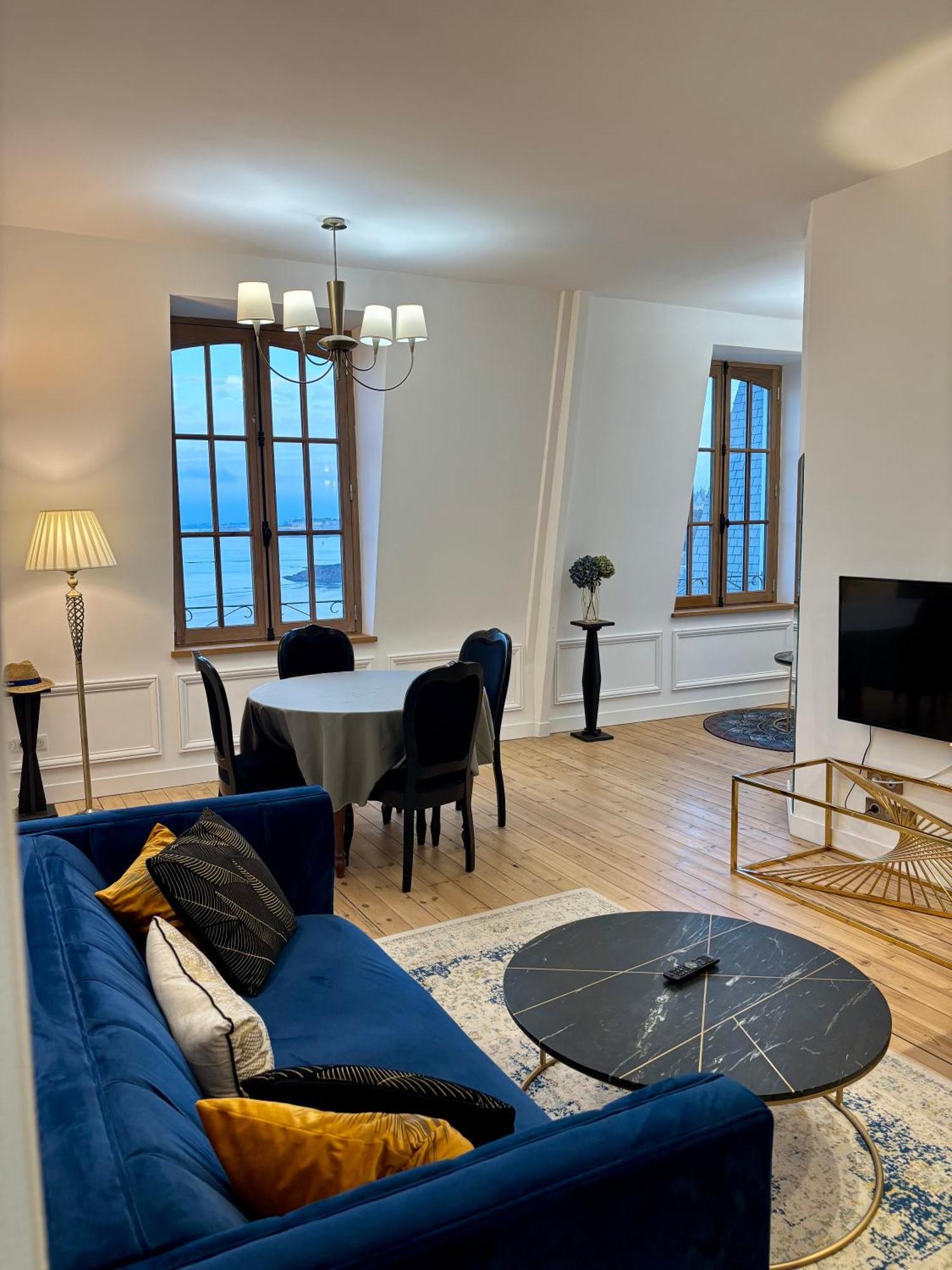 Le Royal XIX Dinard Vue Mer Luxe Exterior foto
